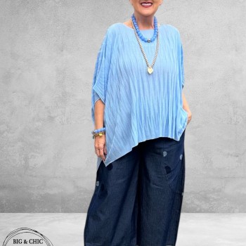 Frenzi  Broek Wijd Jeans Met Dots