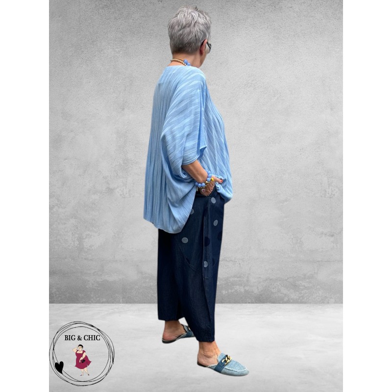 Frenzi  Broek Wijd Jeans Met Dots
