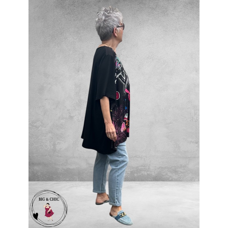 Frenzi Shirt Oversize Pink Panter