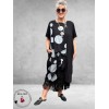 Frenzi Ballonjurk Zwart/Grijs Dots 