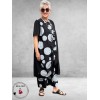 Frenzi Ballonjurk Zwart/Grijs Dots 