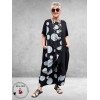 Frenzi Ballonjurk Zwart/Grijs Dots 