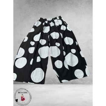 Frenzi Ballonbroek Zwart/Grijs Dots