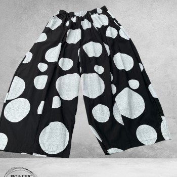 Frenzi Ballonbroek Zwart/Grijs Dots