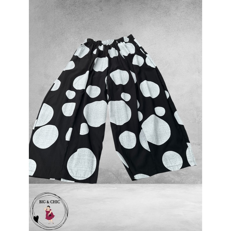 Frenzi Ballonbroek Zwart/Grijs Dots