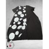 Frenzi Ballonjurk Zwart/Grijs Dots 