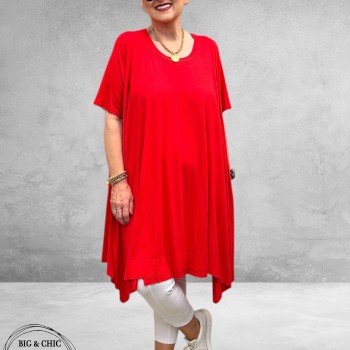 Frenzi Tuniek A-Lijn Bella Rood