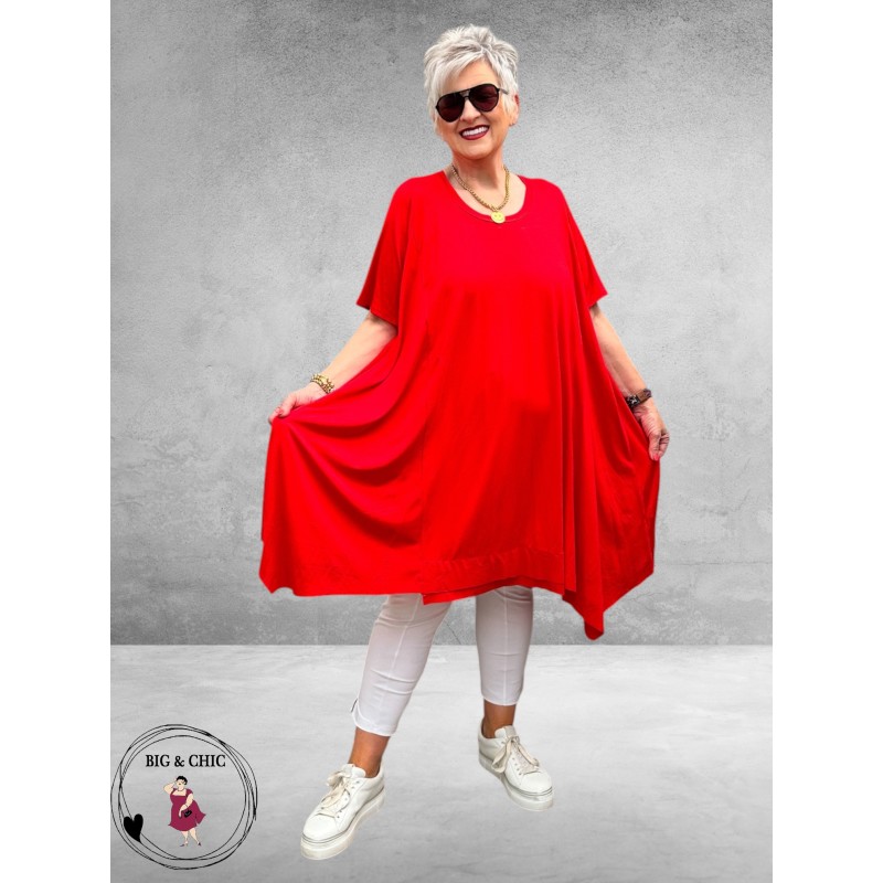 Frenzi Tuniek A-Lijn Bella Rood