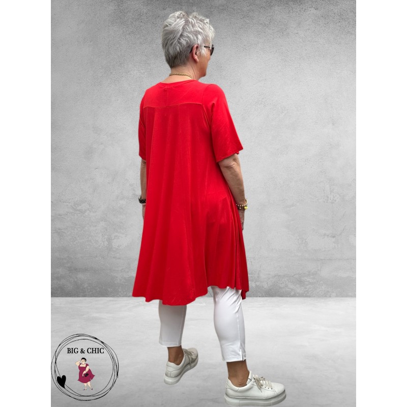 Frenzi Tuniek A-Lijn Bella Rood