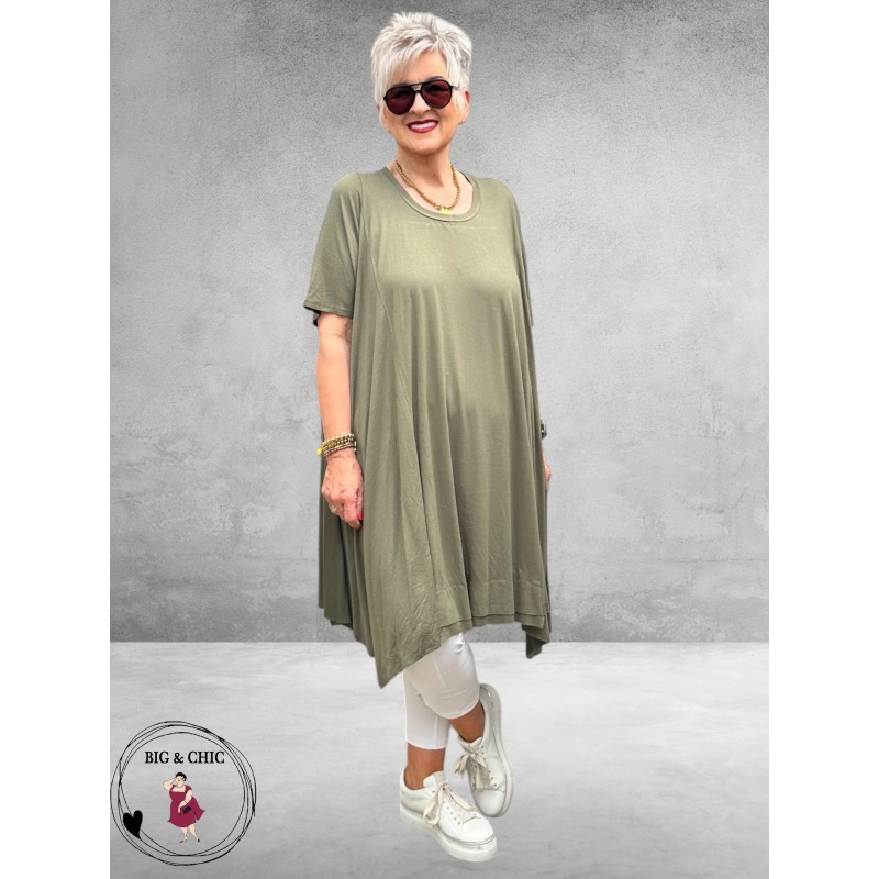 Frenzi Tuniek A-Lijn Bella Khaki