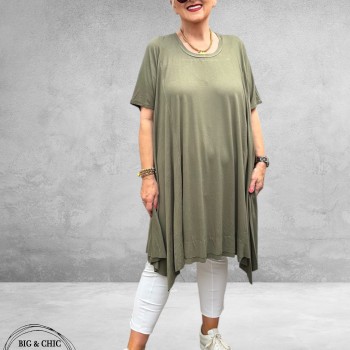 Frenzi Tuniek A-Lijn Bella Khaki