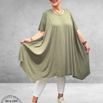 Frenzi Tuniek A-Lijn Bella Khaki