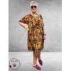 Frenzi Tuniek/Jurk Suus Geel/Fuchsia