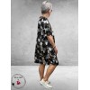 Frenzi Tuniek/Jurk Suus Zwart/Grijs/Wit