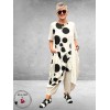 Frenzi Ballonjurk Wit/Zwart Dots 