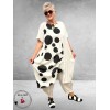 Frenzi Ballonjurk Wit/Zwart Dots 