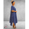 Frenzi Jurk Stippen Blauw-Wit