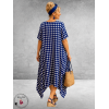 Frenzi Jurk Stippen Blauw-Wit
