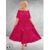 Frenzi Jurk Maxi Romantica Pink