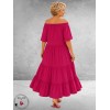 Frenzi Jurk Maxi Romantica Pink