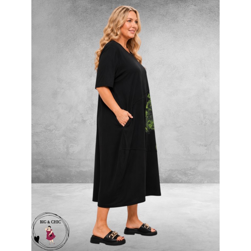 Divas Jurk Jersey Boom Applicatie