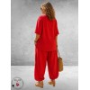 Frenzi Tweedelige Broekpak Rood