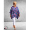 Frenzi Tuniek Oversized Flowers Pink/Blauw
