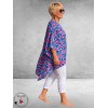 Frenzi Tuniek Oversized Flowers Pink/Blauw