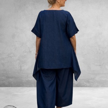 Frenzi Shirt A-lijn Jeans Met Dots