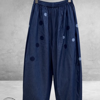 Frenzi  Broek Wijd Jeans Met Dots