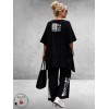 Frenzi Tweedelige Pak Zwart Trendy Touch