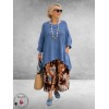 Frenzi Ballonbroek Tie-Dye Bruin-Blauw