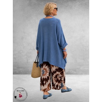 Frenzi Ballonbroek Tie-Dye Bruin-Blauw