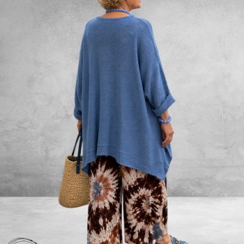 Frenzi Ballonbroek Tie-Dye Bruin-Blauw