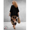 Frenzi Ballonbroek Tie-Dye Bruin-Zwart