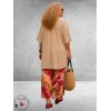 Frenzi Ballonbroek Tie-Dye Rose-Orange-Zand