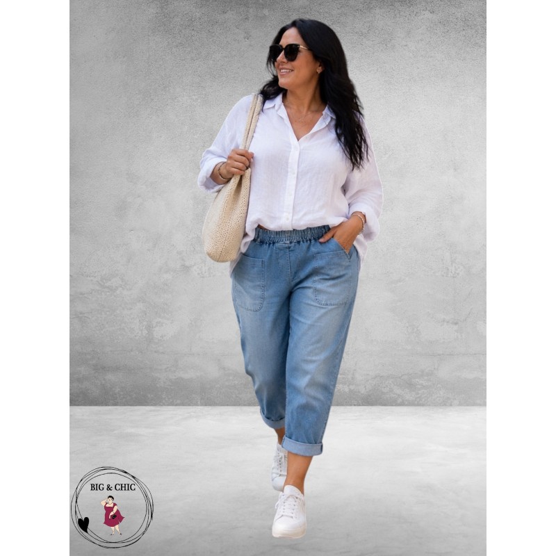 Frenzi Jeans Mom Model