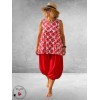 Frenzi Ballonbroek Katoen Enkel Rood
