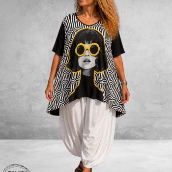 Frenzi Shirt/Tuniek Fashion Art