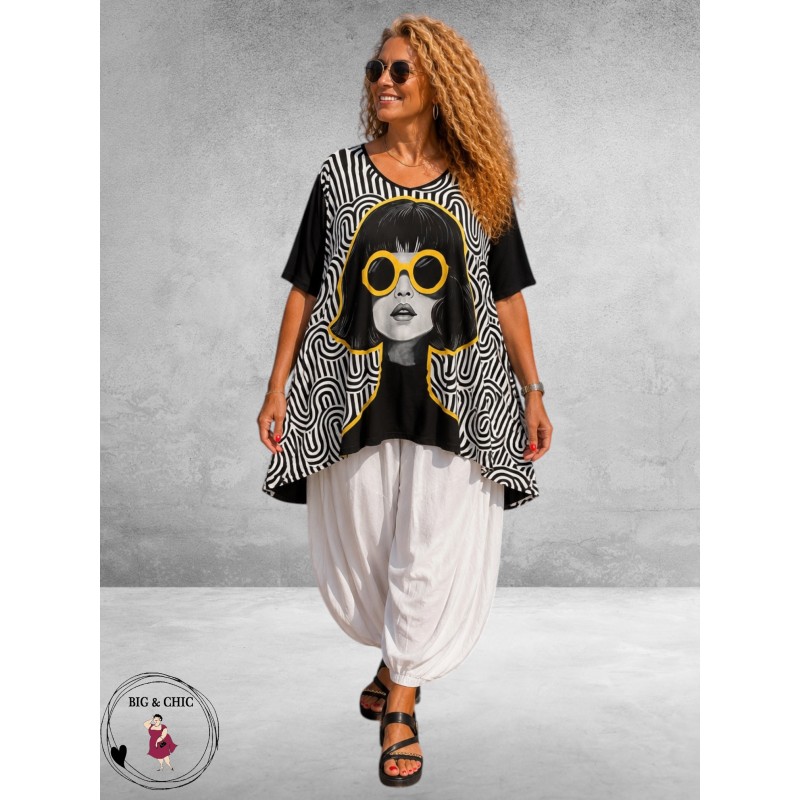 Frenzi Shirt/Tuniek Fashion Art