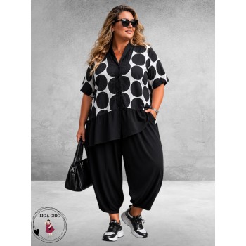 Frenzi Blouse/Tuniek Strippenprint 