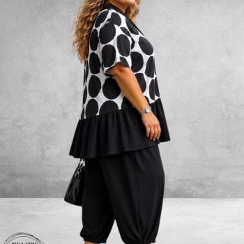 Frenzi Blouse/Tuniek Strippenprint 