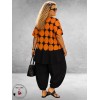 Frenzi Blouse/Tuniek Strippenprint Oranje