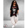 Frenzi Shirt Oversize Snoopy Rock en Roll