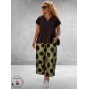 Frenzi Ballonbroek Groen/Bruin Dots