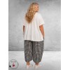 Frenzi Shirt Ster Met Banden Wit