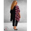 Frenzi Poncho-Tuniek Zwart/Fuchsia