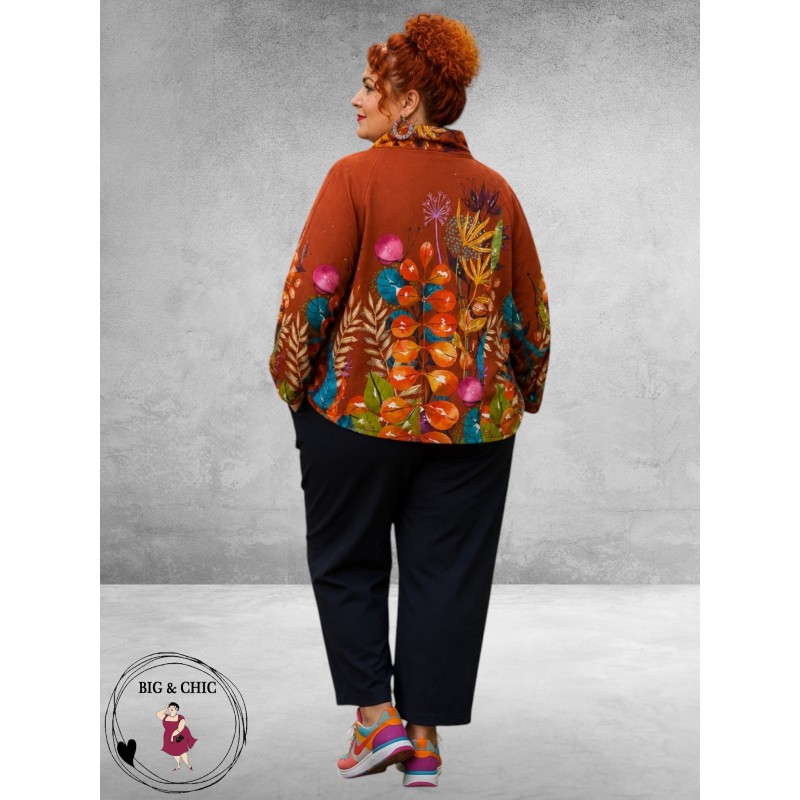 Frenzi  Jasje Asymmetrisch Flowers Roest