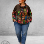Frenzi  Jasje Asymmetrisch Flowers Bruin