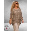 Frenzi Shirt Ausbrenner Taupe